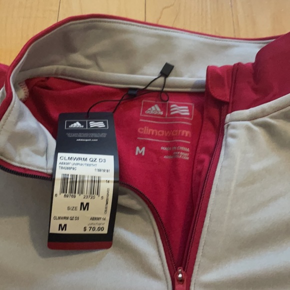 Adidas Men’s Quarterzip Golf Sweater - Picture 2 of 2